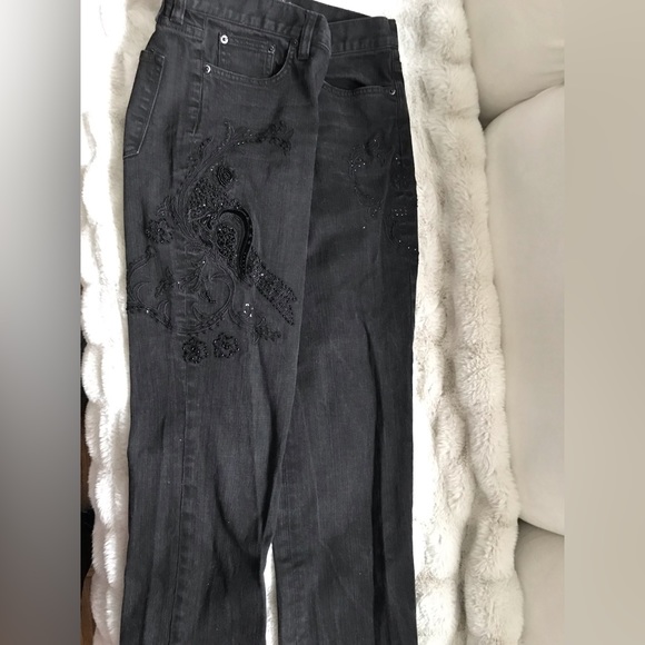 Ralph Lauren Premium Beaded Embroidered Jeans - Picture 3 of 9